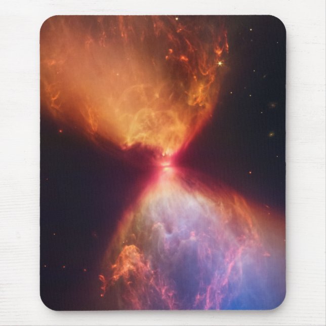 Mousepad Formação de protoestrela de ampulheta JWST (Frente)
