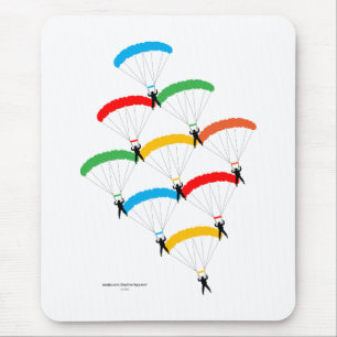 Mousepad Formação do pára-quedas