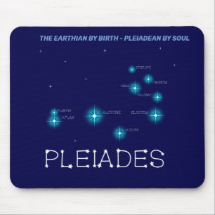 Mousepad Formação em Estrela Pleiades do Hemisfério norte