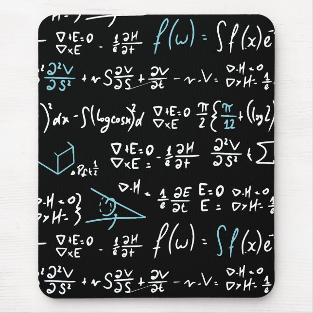 Mousepad Formações matemáticas professor de física (Frente)