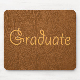 Mousepad Formando Brown Cowhide Leather Textura