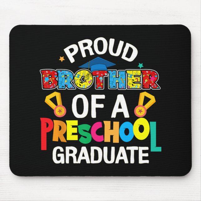 Mousepad Formando Da Pré-Escola Irmão No Último Dia Da Famí (Frente)