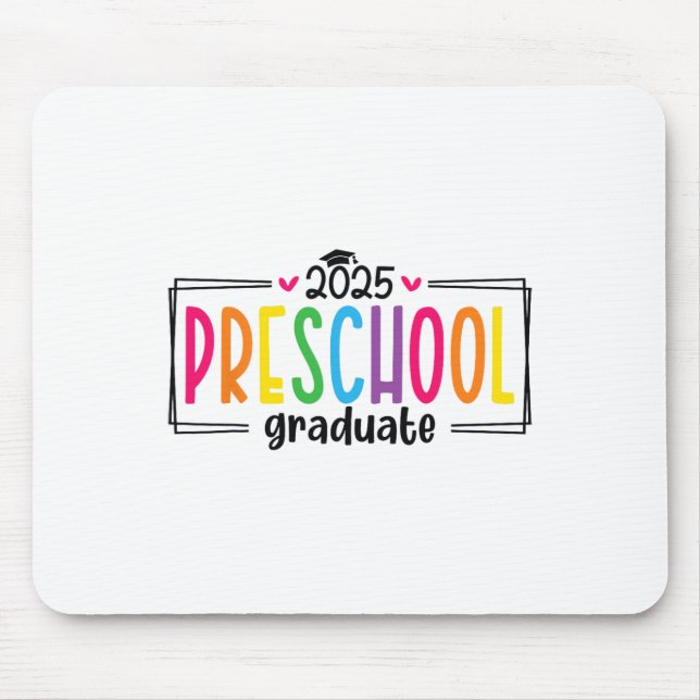 Mousepad Formando de Graduação da Pré-escola 2025 Formando  (Frente)