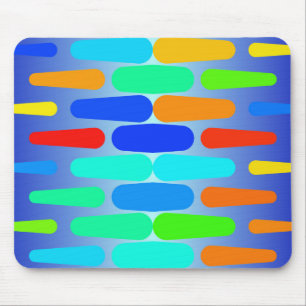 Mousepad Formas coloridas design abstrato