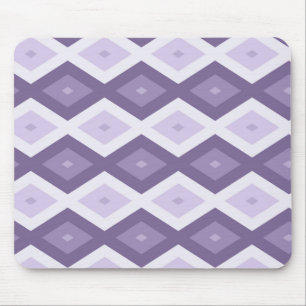 Mousepad Formas de diamante de lavanda
