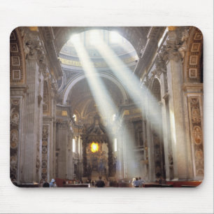 Mousepad Formas de luz solar despejam através das janelas