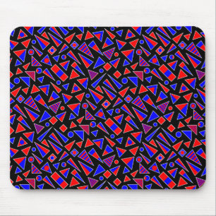 Mousepad Formas Decorativas - Diagonal - Preto