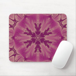 Mousepad Formas Exóticas De Flores Roxas Gordas