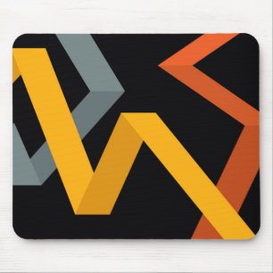 Mousepad Formas gráficas populares, vibrantes, modernas e u