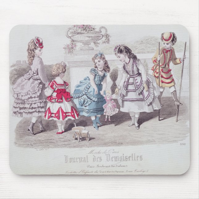 Mousepad Formas para meninas, 'do DES do Diário (Frente)