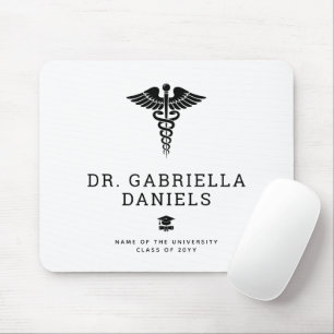 Mousepad Formatura Personalizada de Médico de Escola de Med
