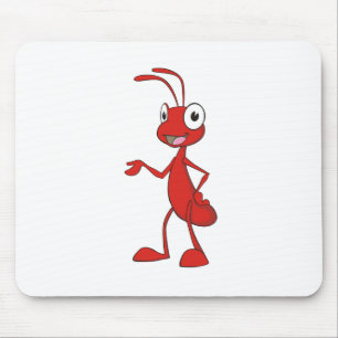 Mousepad Formiga feliz dos desenhos animados