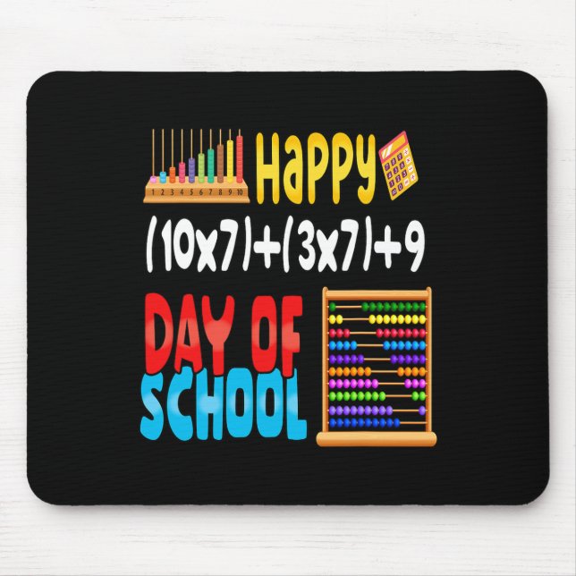 Mousepad Fórmula 100 Dias De Escola Para Estudante De Profe (Frente)