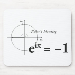 Mousepad Fórmula da matemática da identidade de Euler