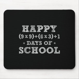 Mousepad Fórmula Matemática 100 Dias De Escola Meninos Meni