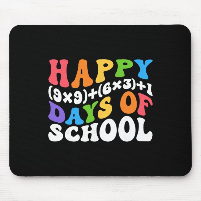 Mousepad Fórmula Matemática 100 Dias De Escola Professor De (Frente)