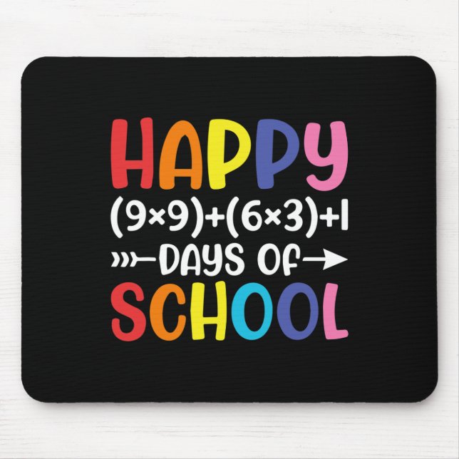 Mousepad Fórmula Matemática 100 Dias De Professora De Matem (Frente)