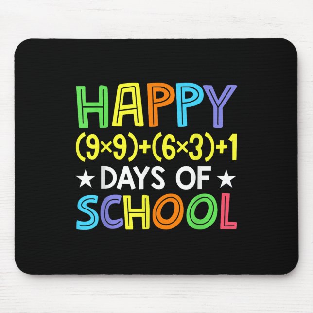 Mousepad Fórmula Matemática 100 Dias De Professora Engraçad (Frente)