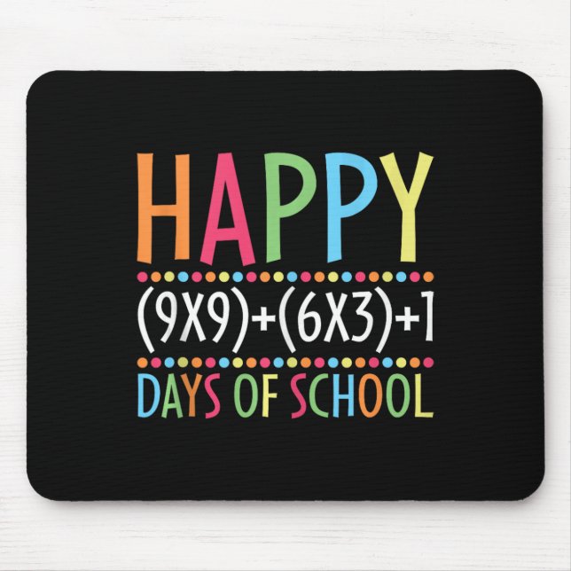 Mousepad Fórmula Matemática 100 Dias De Professora Engraçad (Frente)