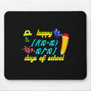 Mousepad Fórmula Matemática Feliz 100 Dias De Matemática En