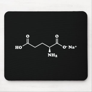 Mousepad Fórmula química da molécula do glutamato