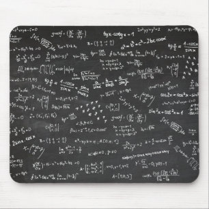 Mousepad Fórmulas De Matemática Em Um Quadro Preto