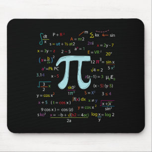 Mousepad Fórmulas De Nerdy Mathematicians Pi