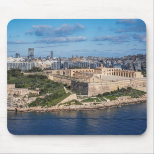 Mousepad Fort Manoel e Sliema de La Valetta, Malta
