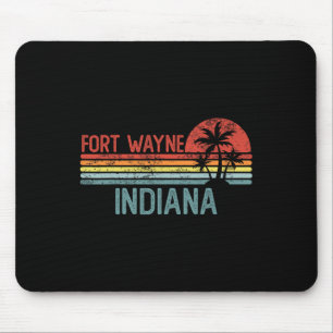 Mousepad Fort Wayne Indiana Engraçado Usa Viagem Cidade Cas
