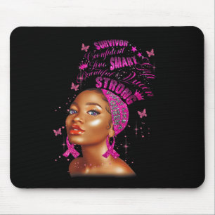 Mousepad Forte Cancer negro sobrevive