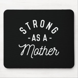 Mousepad Forte Como Mãe - Presente De Dia de as mães -