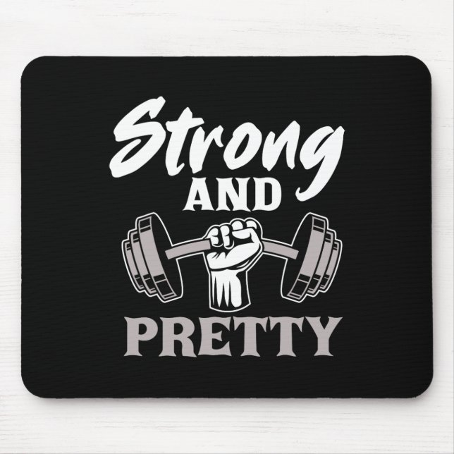 Mousepad Forte E Bonito Malhação De Gym (Frente)