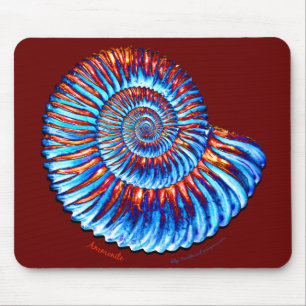 Mousepad Fóssil da amonite