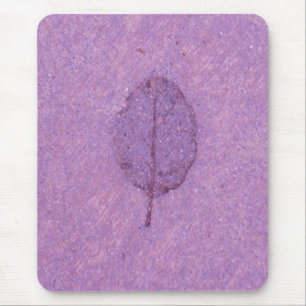 Mousepad Fóssil de Folha Roxa