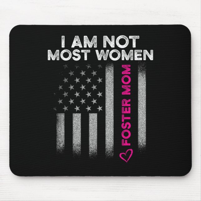 Mousepad Foster Parent Mom Most Women Foster Care  (Frente)
