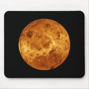 Mousepad Foto a cores completo do espaço do planeta Venus