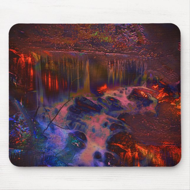 Mousepad Foto alterada digitalmente, Nature on Member Fire  (Frente)