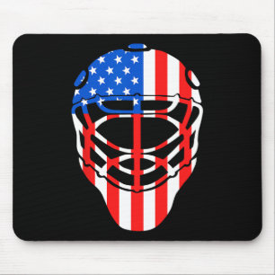 Mousepad Foto Americana de 4 de julho de Hockey Goalie Mask