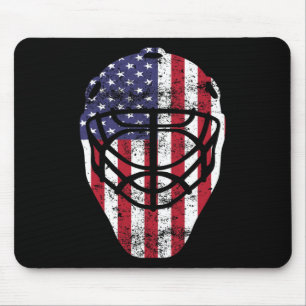 Mousepad Foto Americana de 4 de julho de Hockey Goalie Mask