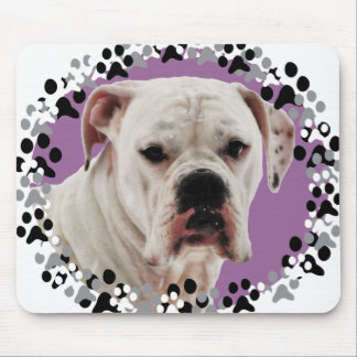 Mousepad Foto branca do pugilista