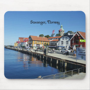 Mousepad foto cênica de Stavanger, Noruega