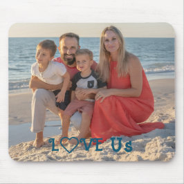 Mousepad Foto da família "AMOR-NOS" PERSONALIZAR sem format