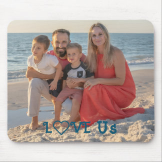 Mousepad Foto da família "AMOR-NOS" PERSONALIZAR sem format