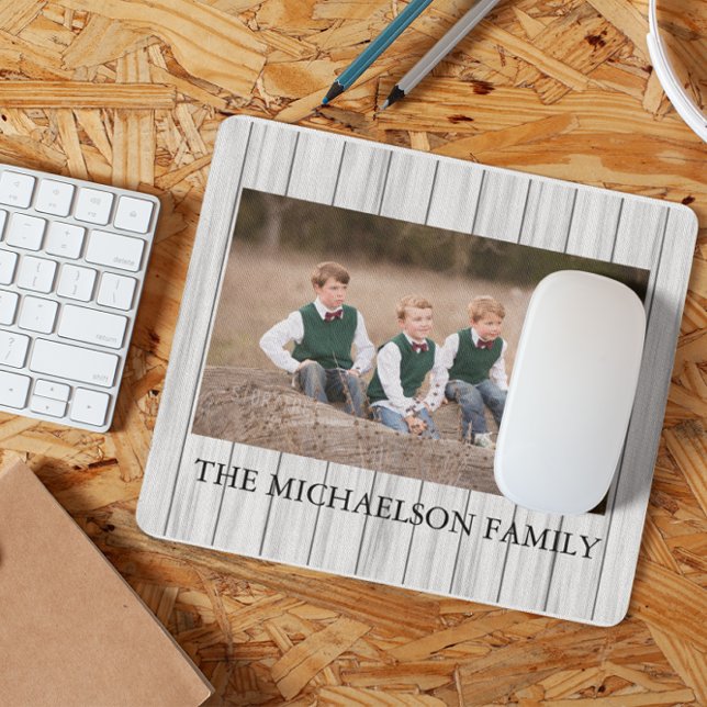 Mousepad Foto da família personalizada (Criador carregado)