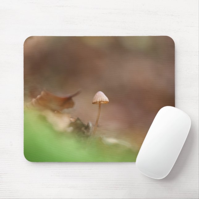 Mousepad Foto da Floresta Mushroom Nature (Com mouse)