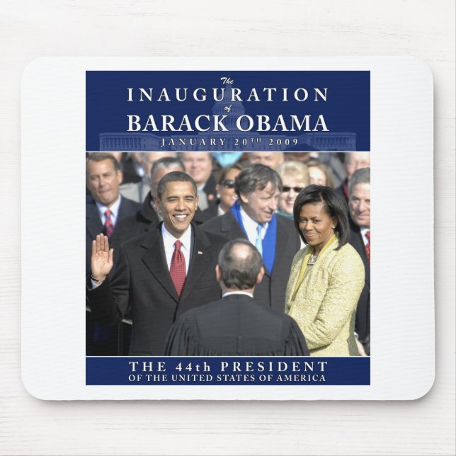 Mousepad Foto da inauguração de Obama (Frente)