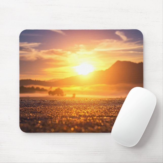 Mousepad Foto da Natureza Moderna  (Com mouse)