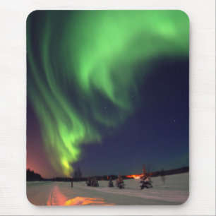 Mousepad Foto da noite do Norte do Alaska