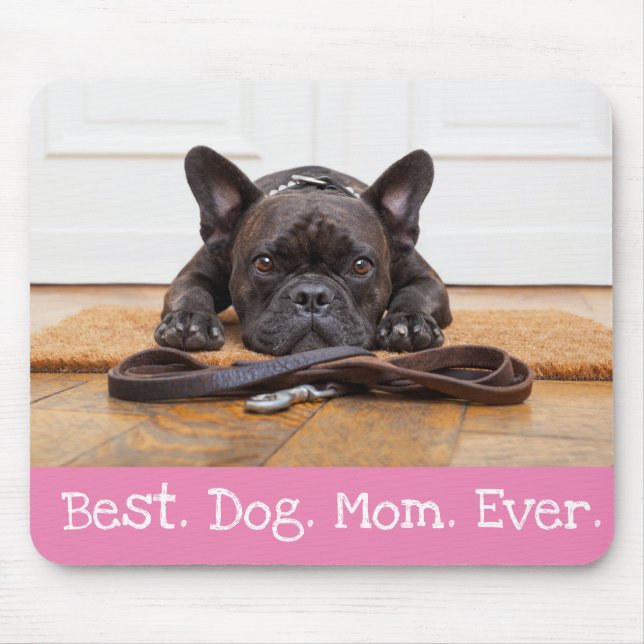 Mousepad Foto de Cachorro Divertido Personalizada Melhor Ca (Frente)