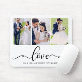 Mousepad Foto De Casamento Do Elegante Calliografia Script 